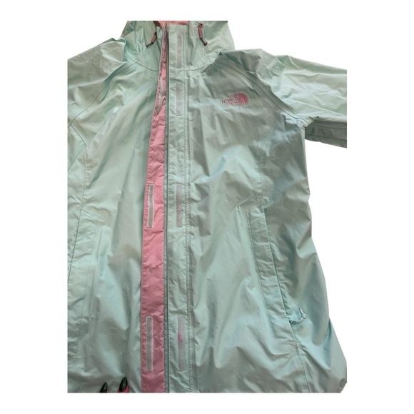 The North Face Venture 2.5 L Women’s Waterproof Hyvent Size M Mint Green Jacket - Picture 8 of 14